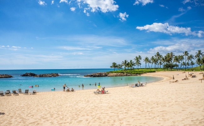 ハワイのビーチ